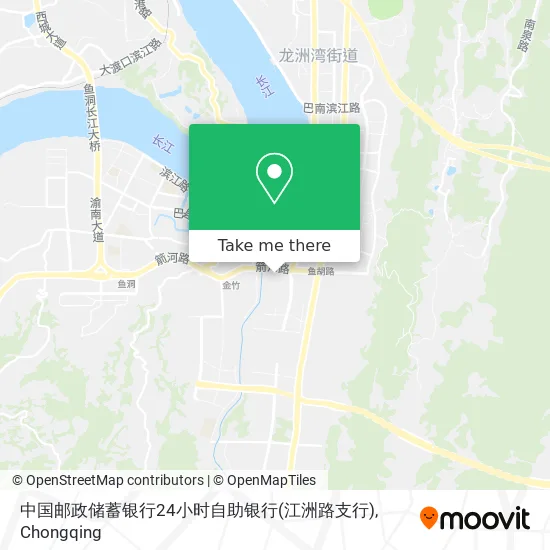 中国邮政储蓄银行24小时自助银行(江洲路支行) map