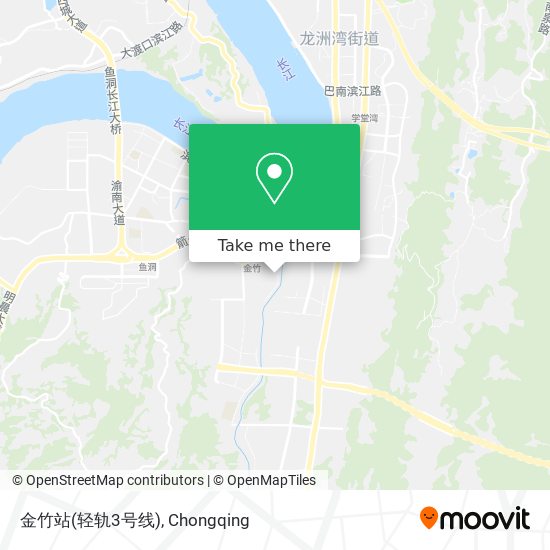 金竹站(轻轨3号线) map