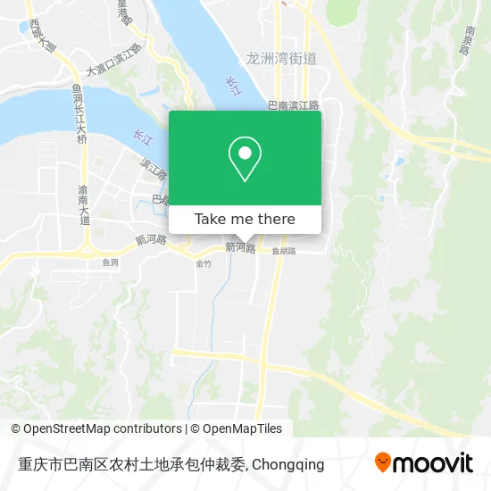 重庆市巴南区农村土地承包仲裁委 map
