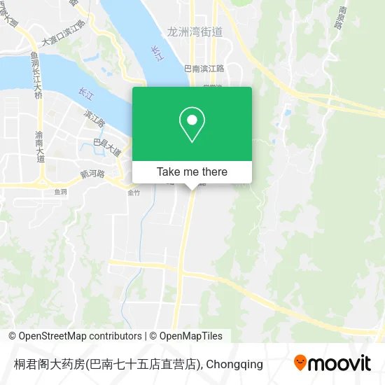 桐君阁大药房(巴南七十五店直营店) map