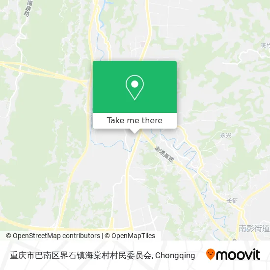 重庆市巴南区界石镇海棠村村民委员会 map