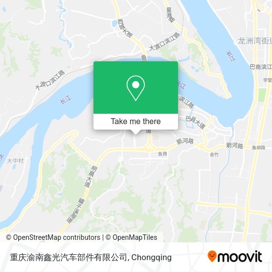 重庆渝南鑫光汽车部件有限公司 map
