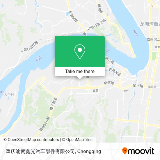 重庆渝南鑫光汽车部件有限公司 map