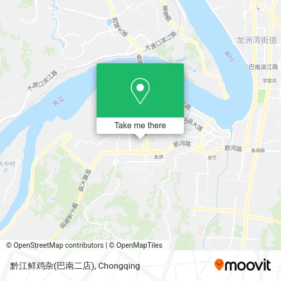 黔江鲜鸡杂(巴南二店) map