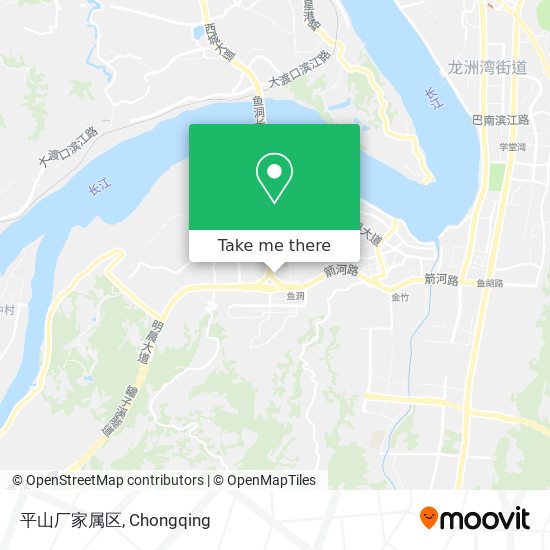 平山厂家属区 map
