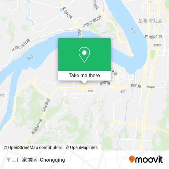 平山厂家属区 map