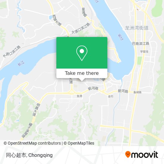 同心超市 map