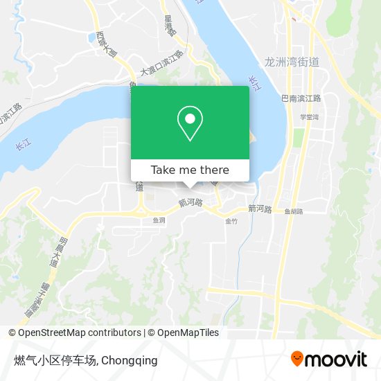 燃气小区停车场 map