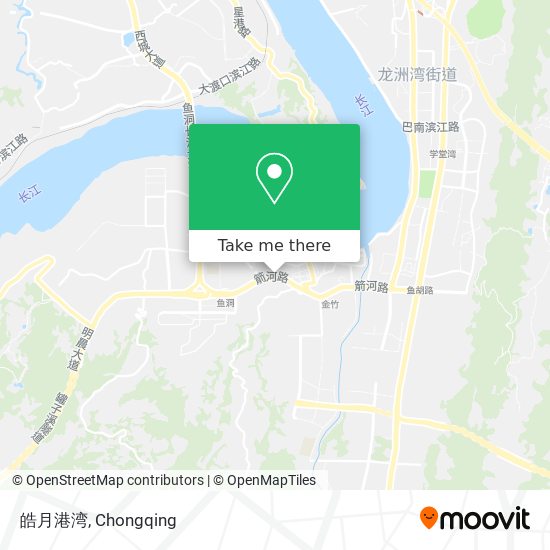 皓月港湾 map