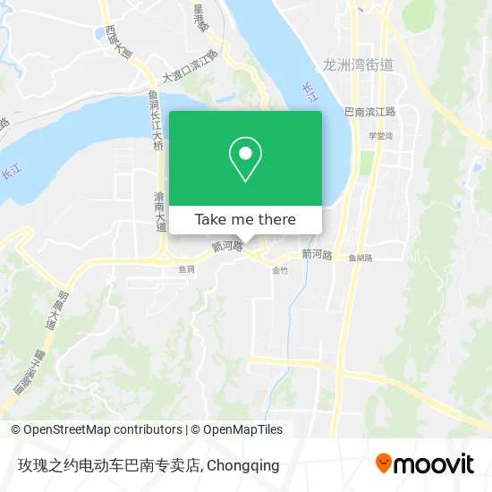 玫瑰之约电动车巴南专卖店 map