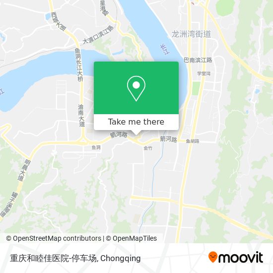 重庆和睦佳医院-停车场 map