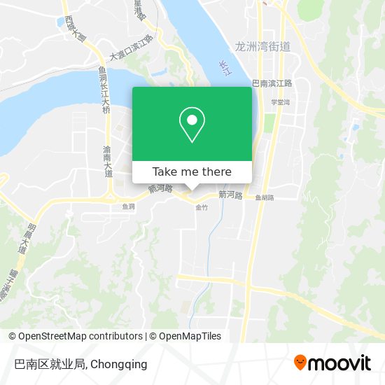 巴南区就业局 map