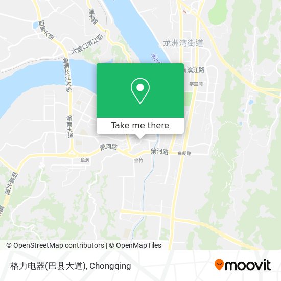 格力电器(巴县大道) map
