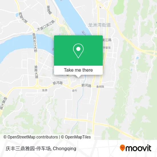 庆丰三鼎雅园-停车场 map