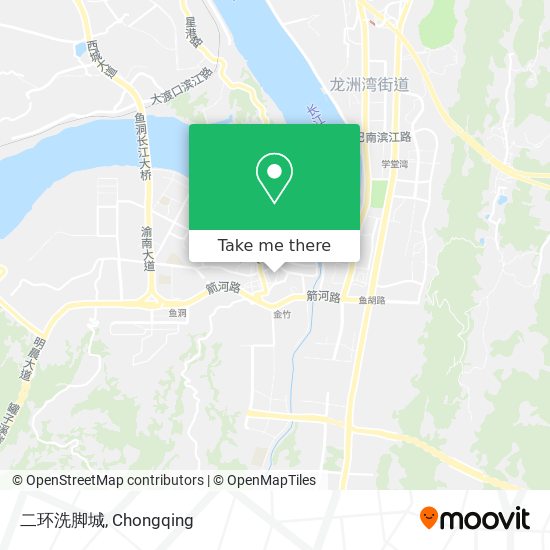 二环洗脚城 map