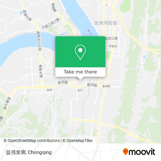 益强发廊 map