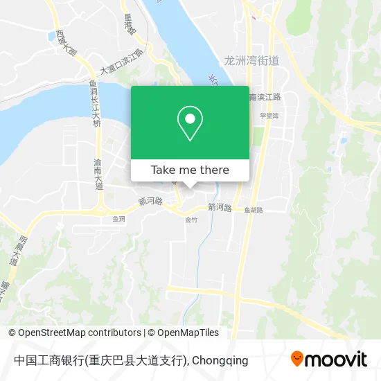 中国工商银行(重庆巴县大道支行) map