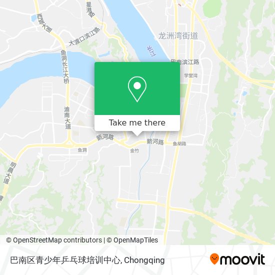 巴南区青少年乒乓球培训中心 map