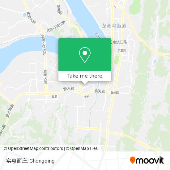 实惠面庄 map