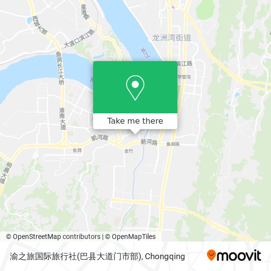 渝之旅国际旅行社(巴县大道门市部) map