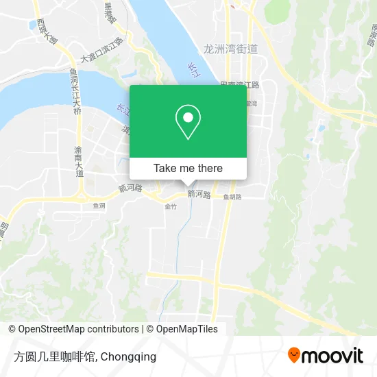方圆几里咖啡馆 map