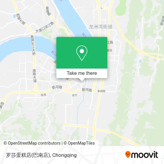 罗莎蛋糕店(巴南店) map