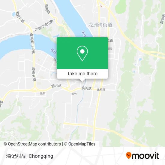 鸿记甜品 map