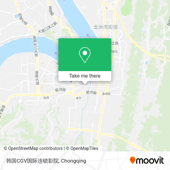 韩国CGV国际连锁影院 map