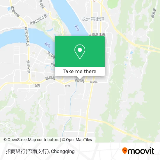 招商银行(巴南支行) map