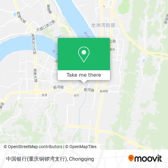 中国银行(重庆铜锣湾支行) map