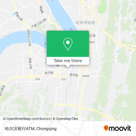 哈尔滨银行ATM map