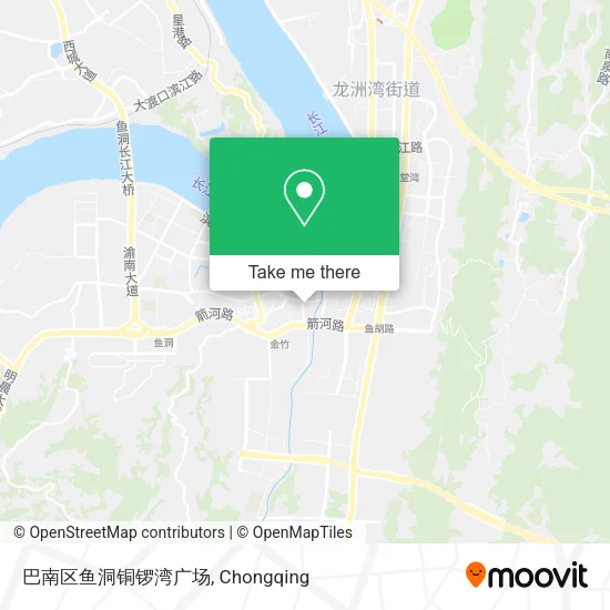 巴南区鱼洞铜锣湾广场 map