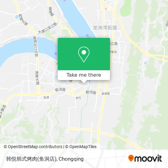 韩悦韩式烤肉(鱼洞店) map