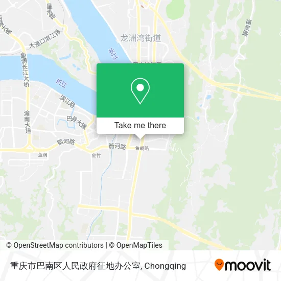 重庆市巴南区人民政府征地办公室 map