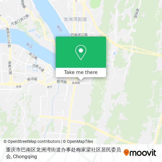 重庆市巴南区龙洲湾街道办事处梅家梁社区居民委员会 map