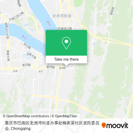 重庆市巴南区龙洲湾街道办事处梅家梁社区居民委员会 map