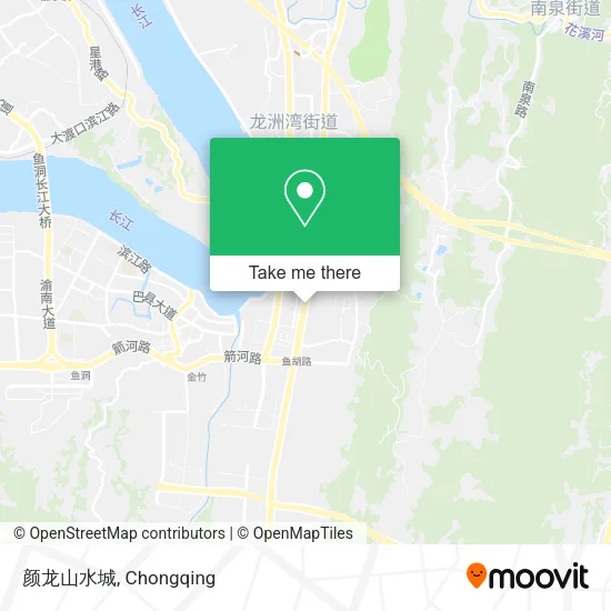 颜龙山水城 map
