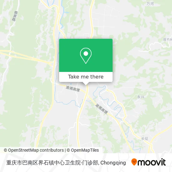 重庆市巴南区界石镇中心卫生院-门诊部 map