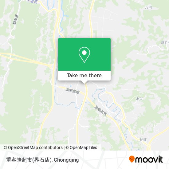 重客隆超市(界石店) map