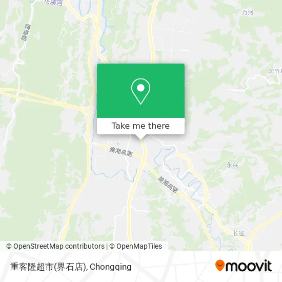 重客隆超市(界石店) map