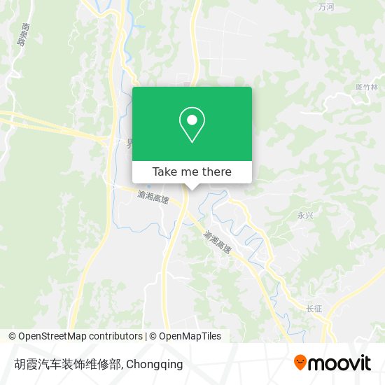 胡霞汽车装饰维修部 map