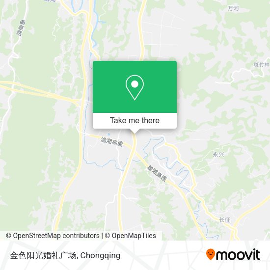 金色阳光婚礼广场 map