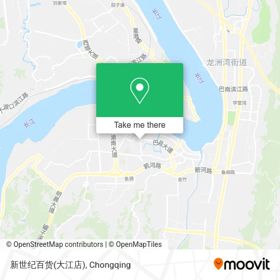 新世纪百货(大江店) map