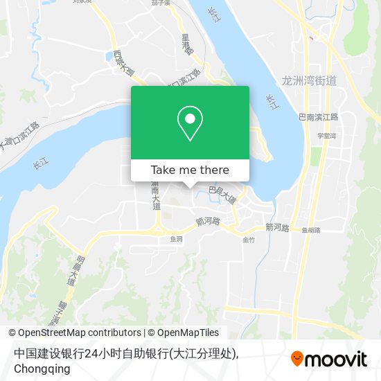 中国建设银行24小时自助银行(大江分理处) map