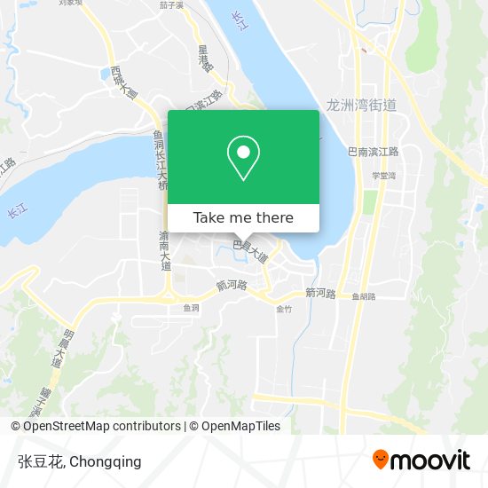 张豆花 map