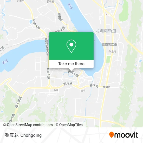 张豆花 map
