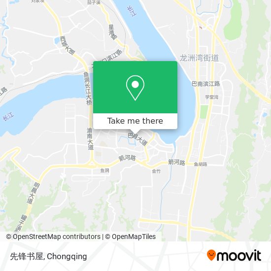 先锋书屋 map