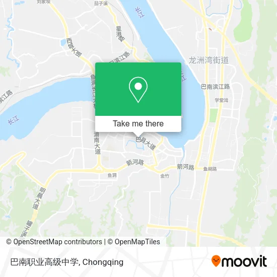 巴南职业高级中学 map