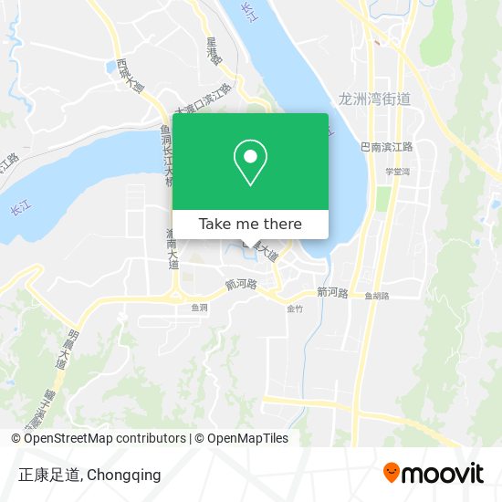 正康足道 map