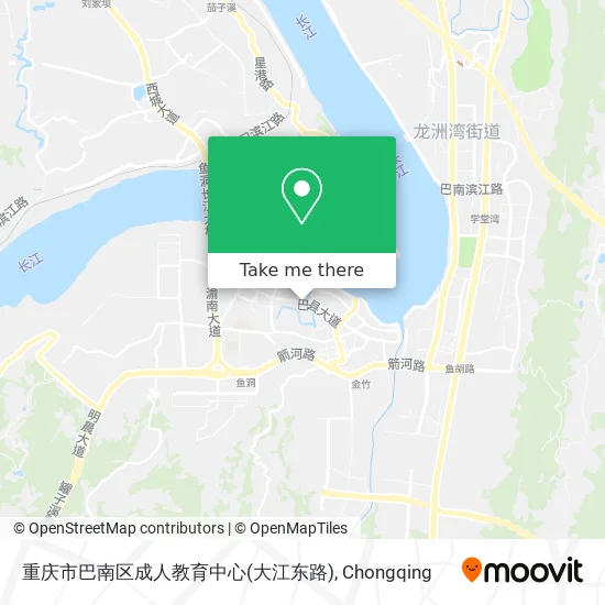 重庆市巴南区成人教育中心(大江东路) map